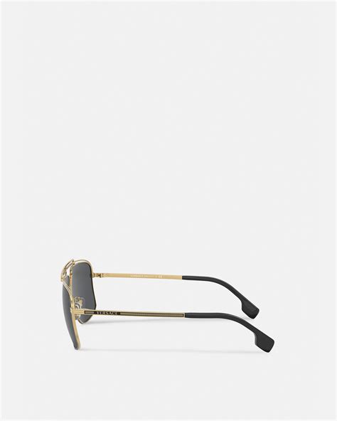 versace 2242|Medusa Focus Sunglasses Black,Gold .